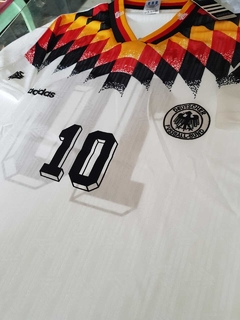 Camiseta adidas Alemania Retro Titular Matthaus #10 1994 - Roda Indumentaria