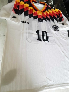 Camiseta adidas Alemania Retro Titular Matthaus #10 1994 - tienda online