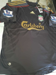Camiseta adidas Liverpool Retro Gris Suarez #7 2009 2010 - Roda Indumentaria