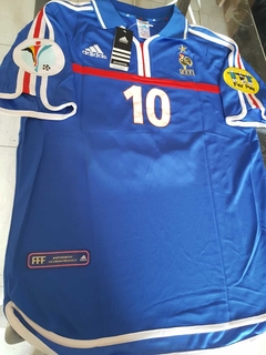 Camiseta adidas Retro Francia Zidane 10 2000 - Roda Indumentaria