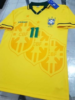 Camiseta Retro Brasil Titular Romario 1994 en internet