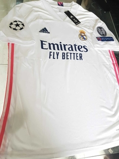 Camiseta adidas Real Madrid Titular 2020 2021 UCL en internet