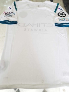 Camiseta Puma Manchester City Authentic Suplente Blanca 2021 2022 Match - tienda online