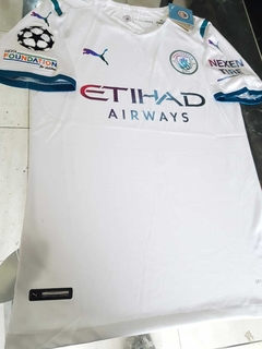 Camiseta Puma Manchester City Authentic Suplente Blanca Jack Grealish 10 2021 2022 Match - tienda online