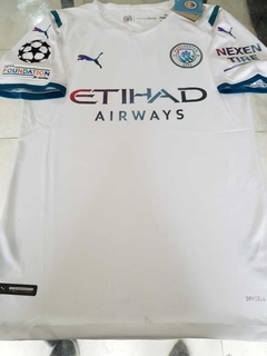 Camiseta Puma Manchester City Authentic Suplente Blanca Jack Grealish 10 2021 2022 Match - comprar online