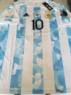 Camiseta adidas Argentina Matchday Titular Messi #10 2021 Parches Copa America - comprar online