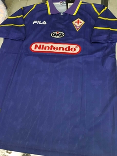 Camiseta Fila Retro Fiorentina Titular (Nintendo) Batistuta 9 1997 1998 en internet