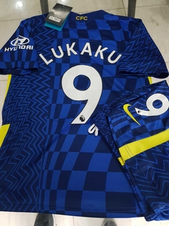 Kit Niños Nike Chelsea Titular #9 Lukaku 2021 2022 - comprar online