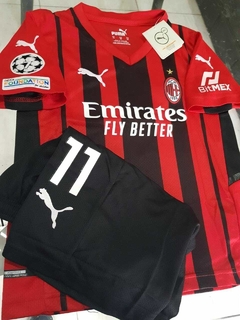 Kit Niños Puma AC Milan Titular Ibrahimovic #9 2021 2022 - tienda online