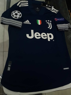 Camiseta adidas Juventus HeatRdy Suplente Azul 2020 2021 UCL #10 Dybala - Roda Indumentaria