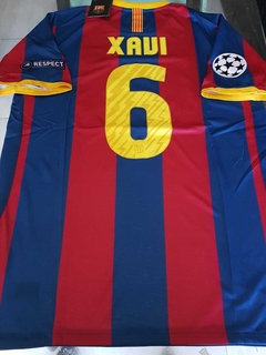 Camiseta Nike Retro Barcelona Titular Xavi 6 2011