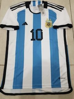 Camiseta adidas Argentina Titular Messi 10 2022 2023 Qatar - comprar online