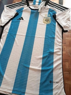 Camiseta adidas Argentina HeatRdy Titular 2022 2023 Qatar Match - comprar online