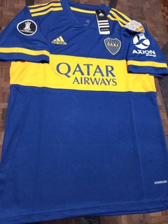 Camiseta adidas Boca Juniors Titular 2020 2021 Parches Libertadores en internet