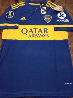 Camiseta adidas Boca Juniors Titular 2020 2021 Parches Libertadores