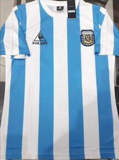Camiseta LeCoqSportif Retro Argentina Titular 1986 #10 Maradona - comprar online