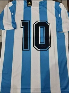 Camiseta LeCoqSportif Retro Argentina Titular 1986 #10 Maradona