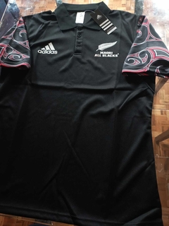 Camiseta All Blacks Maori negra con botones 2019 - comprar online