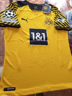 Camiseta Puma BVB Dortmund Authentic Titular 2021 2022 Match - Roda Indumentaria