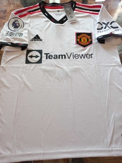Camiseta Adidas Manchester United Suplente Blanca Lisandro Martinez 6 2022 2023 - comprar online