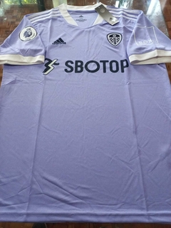 Camiseta Adidas Leeds Suplente Violeta 2021 2022