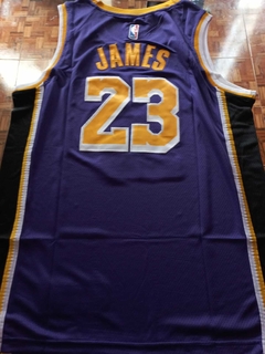 Camiseta adidas LA Lakers MATCH Violeta Lebron James #23 - Roda Indumentaria