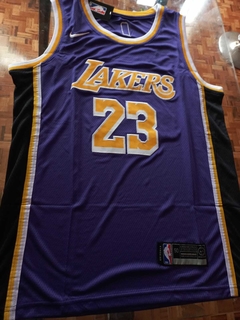 Camiseta adidas LA Lakers MATCH Violeta Lebron James #23 en internet