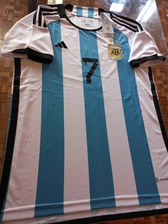 Camiseta adidas Argentina Titular De Paul 7 2022 2023 Qatar - Roda Indumentaria