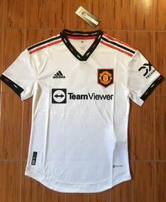 Camiseta Adidas Manchester United HeatRdy Suplente Blanca 2022 2023 Match