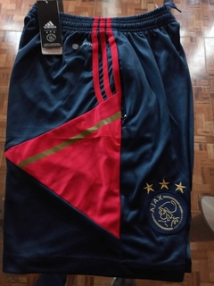 Short adidas Ajax Azul Con Bolsillos 2022 2023 - comprar online