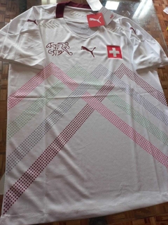 Camiseta Puma Suiza MATCH Suplente Blanca 2021 2022 en internet