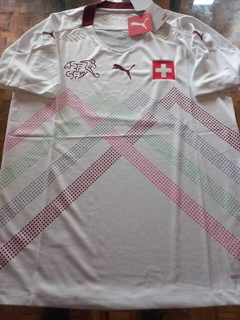 Camiseta Puma Suiza MATCH Suplente Blanca 2021 2022