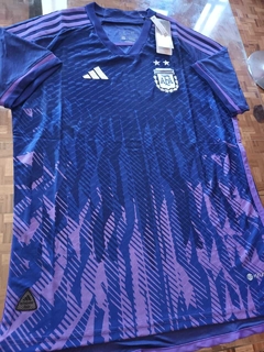 Camiseta adidas Argentina HeatRdy Suplente Violeta 2022 2023 Qatar Match en internet