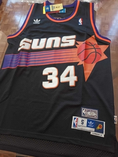 Musculosa Basquet Phoenix Suns Retro Barkley #34 Negra - comprar online