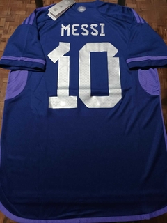 Camiseta adidas Argentina Suplente Violeta Messi 10 2022 2023 Qatar - Roda Indumentaria