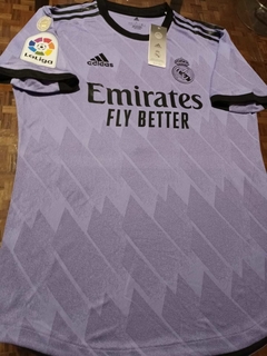 Camiseta Adidas Real Madrid HeatRdy Suplente Violeta Benzema 9 2022 2023 Match - Roda Indumentaria