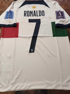 Camiseta Nike Portugal Suplente Blanca Ronaldo 7 2022 2023 Qatar