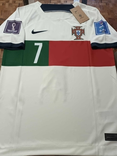 Camiseta Nike Portugal Suplente Blanca Ronaldo 7 2022 2023 Qatar - comprar online