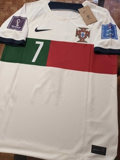 Camiseta Nike Portugal Suplente Blanca Ronaldo 7 2022 2023 Qatar en internet