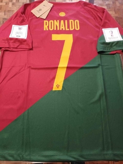 Camiseta Nike Portugal Titular Ronaldo 7 2022 2023 Qatar