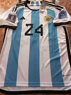 Camiseta adidas Argentina Titular Enzo Fernandez 24 2022 2023 Parches Qatar - comprar online