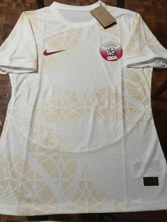 Camiseta Nike Qatar Vaporknit Blanca 2022 2023 Match