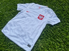 Camiseta Nike Polonia Titular Blanca 2022 2023 Qatar
