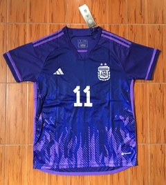 Camiseta adidas Argentina Suplente Violeta Di Maria 11 2022 2023 Qatar - comprar online