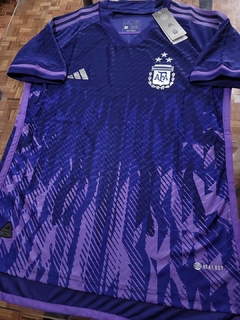 Camiseta adidas Argentina HeatRdy Suplente Violeta 2022 2023 3 Estrellas Match #RODAINDUMENTARIA - comprar online