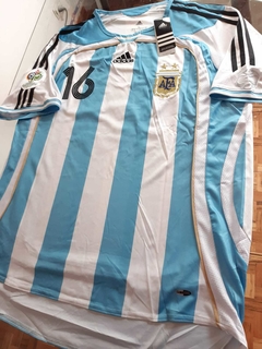 Camiseta adidas Retro Argentina Titular Aimar #16 2006 en internet