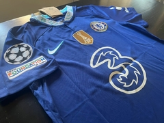 Camiseta Nike Chelsea Titular Mudryk 18 2022 2023 UCL Parche Campeon en internet
