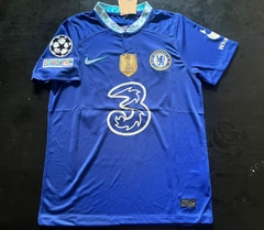 Camiseta Nike Chelsea Titular Mudryk 18 2022 2023 UCL Parche Campeon - comprar online