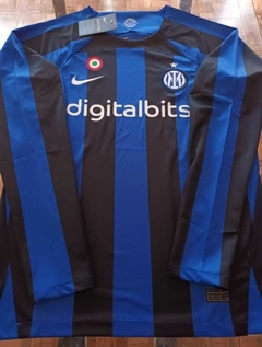 Camiseta Nike Inter Titular manga larga 2022 2023