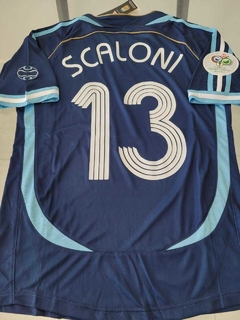 Camiseta adidas Retro Argentina Suplente Azul 2006 Scaloni #13 en internet